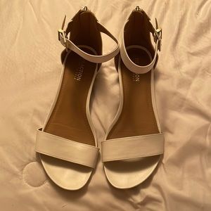 Reaction Kenneth Cole White Dress Sandals aize 7
